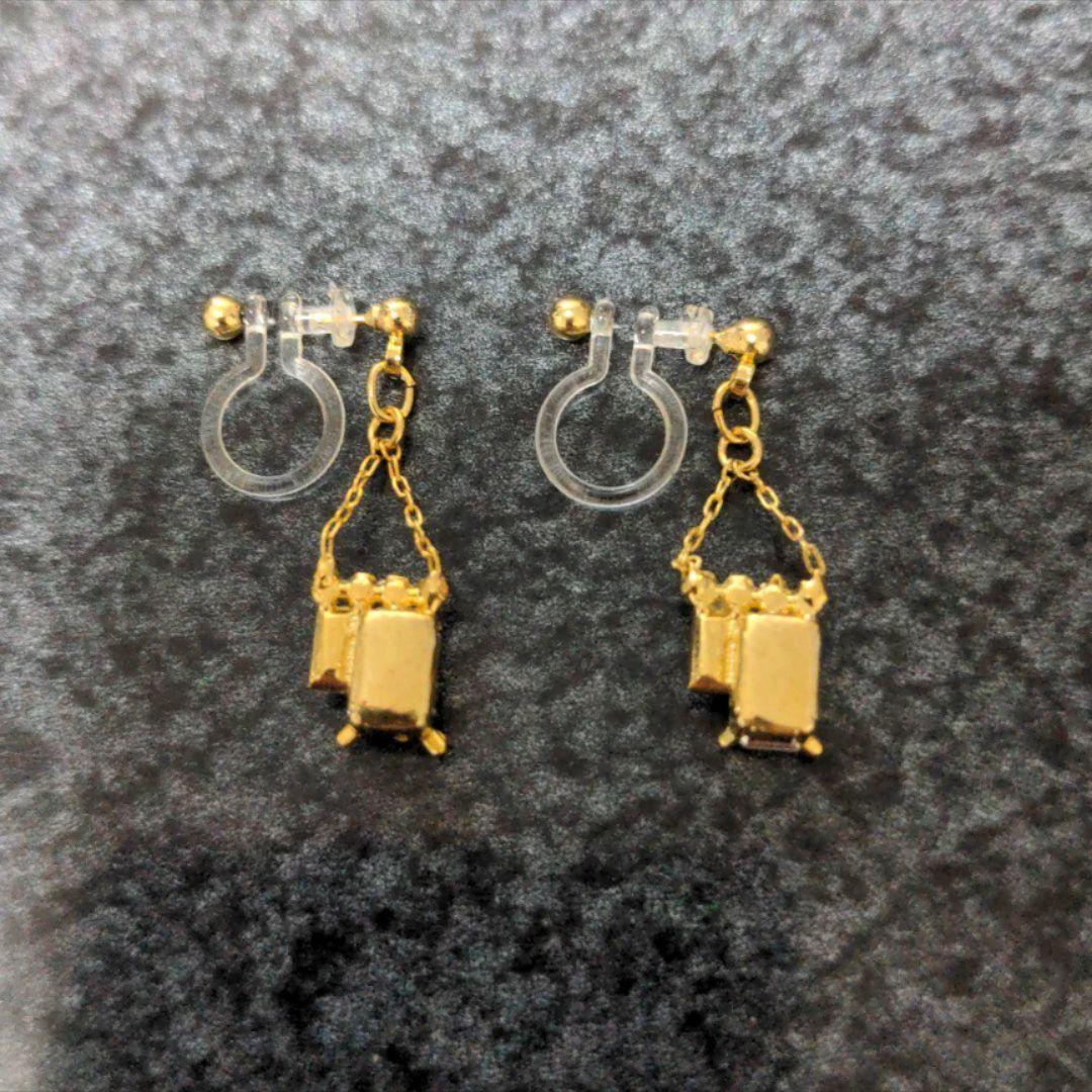 【フォロー割5%オフ‼️】イヤリング　黄色　ピンク　水色　シルバー　ゴールド — image 3