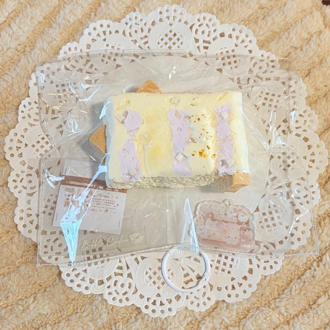 BubbleCookie バブルクッキー ラベンダー 断面ケーキ スクイーズ — image 2