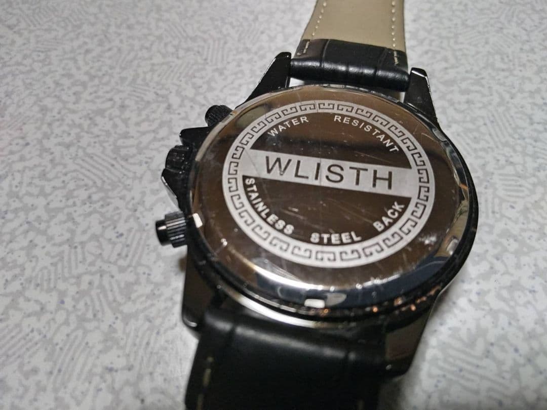 WLISTH 1853 アナログ腕時計 黒 — image 5