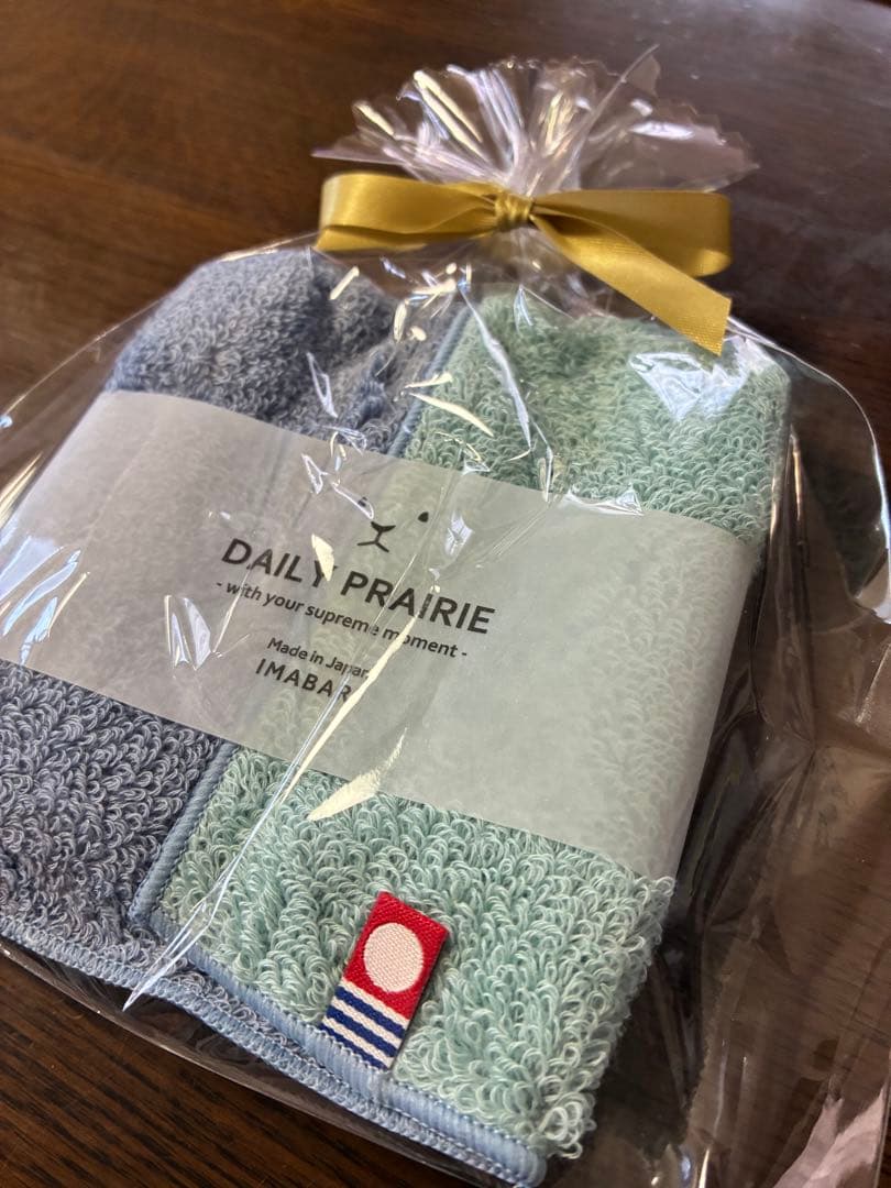 アマノイワト様　DAILY PRAIRIE 今治タオルハンカチ ミント ブルー — image 4
