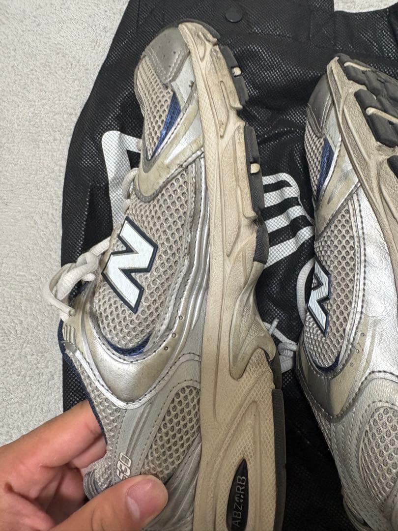 New Balance 530 シルバー スニーカー26.0 — image 3