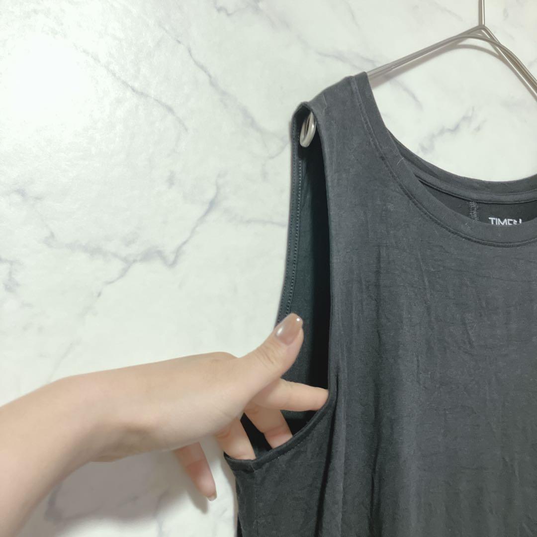 TIME AND TRU ノースリーブワンピース L ポケット付き レーヨン — image 4