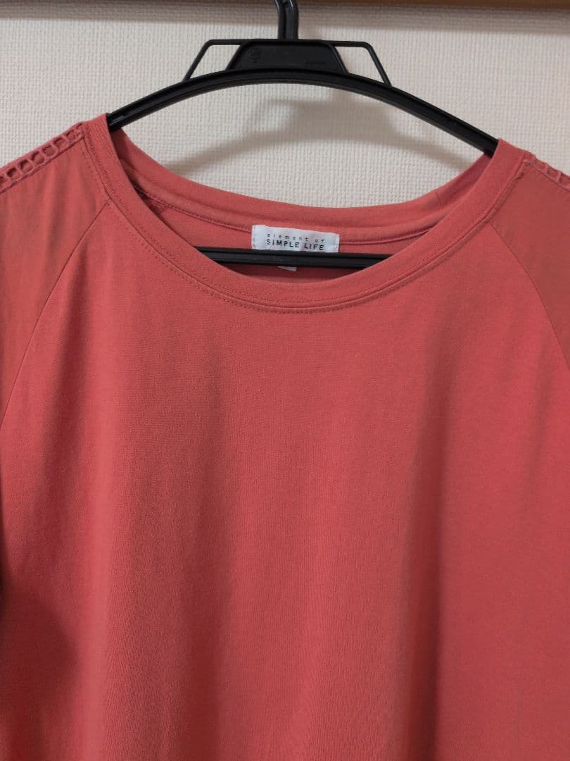 エレメントオブシンプルライフ　八分袖Tシャツ トップス L　カットソー — image 2