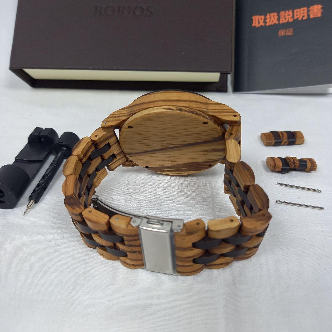 メンズ腕時計　木製腕時計　訳あり — image 5
