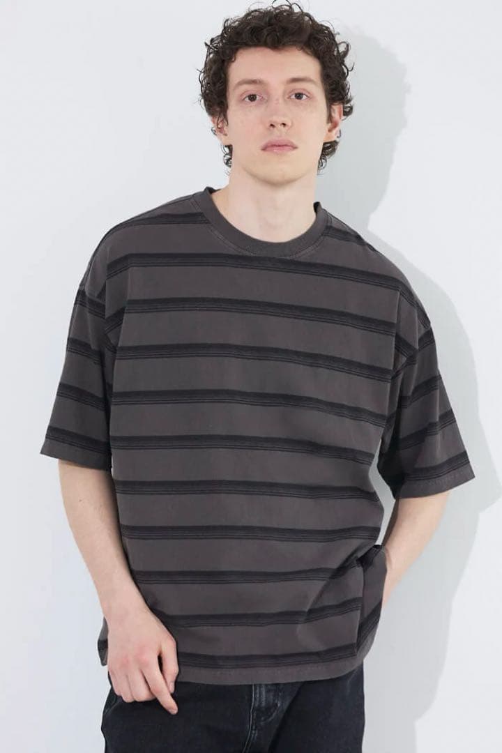 COCA ボーダーTシャツ L — image 2