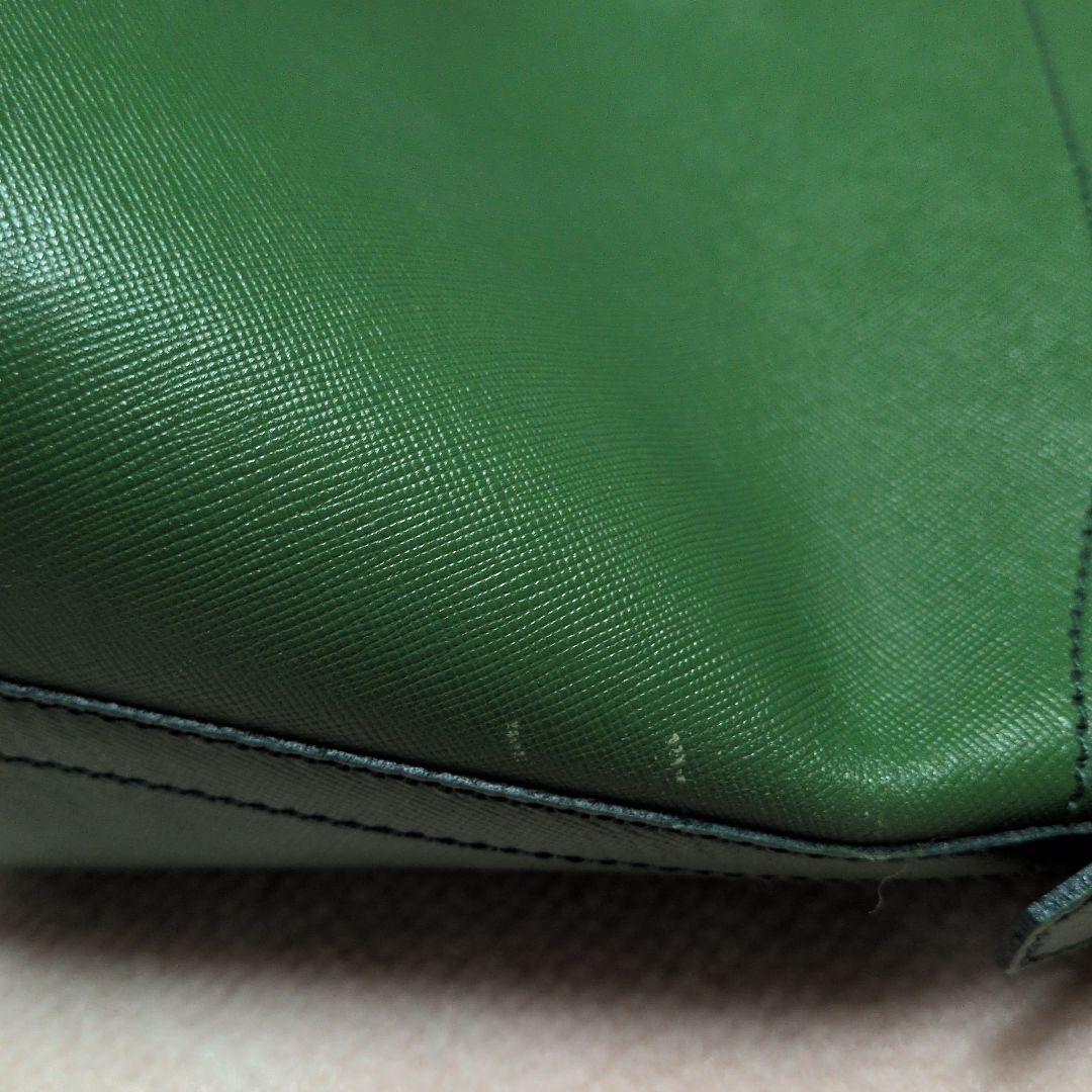 MADE IN ITALY　FOXEY　ハンドバッグ　グリーン　マカロン — image 4