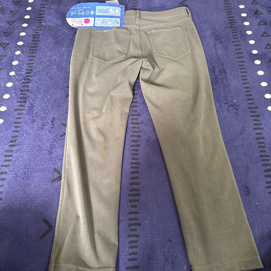 新品　レディース　ひやりっち 楽ちんプルオンパンツ カーキ スキニー — image 2