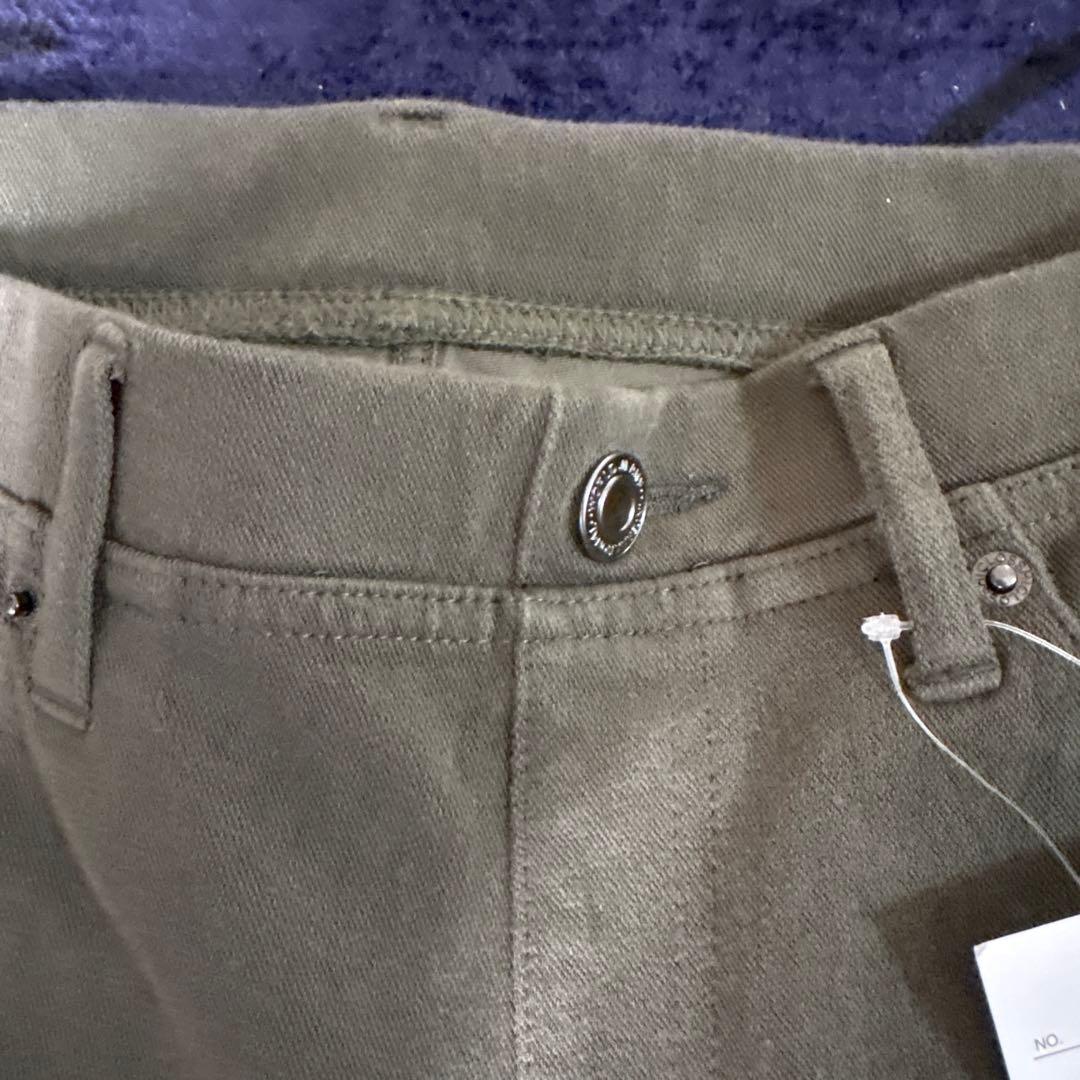 新品　レディース　ひやりっち 楽ちんプルオンパンツ カーキ スキニー — image 5