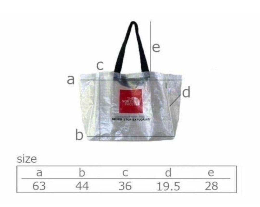 THE NORTH FACE クリア ショッパー バッグ 新品未使用 — image 3