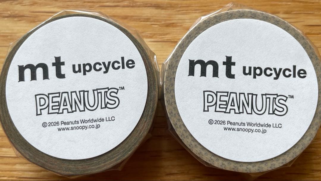 mt upcycle×PEANUTSマスキングテープ2点セット2026 NEW — image 3