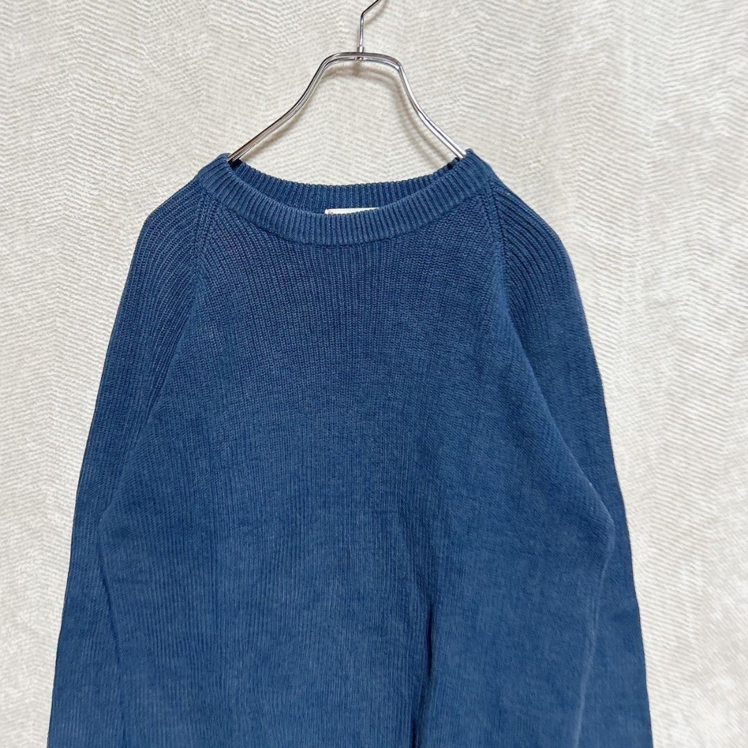 McGREGOR 綿100% クルーネックニット L ネイビー ゆったり 綺麗め — image 2