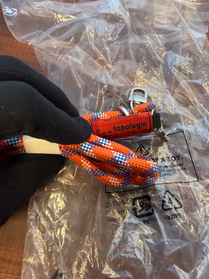 新品未使用　トポロジー　ショルダーストラップ　8.0mm Rope オレンジ色 — image 3