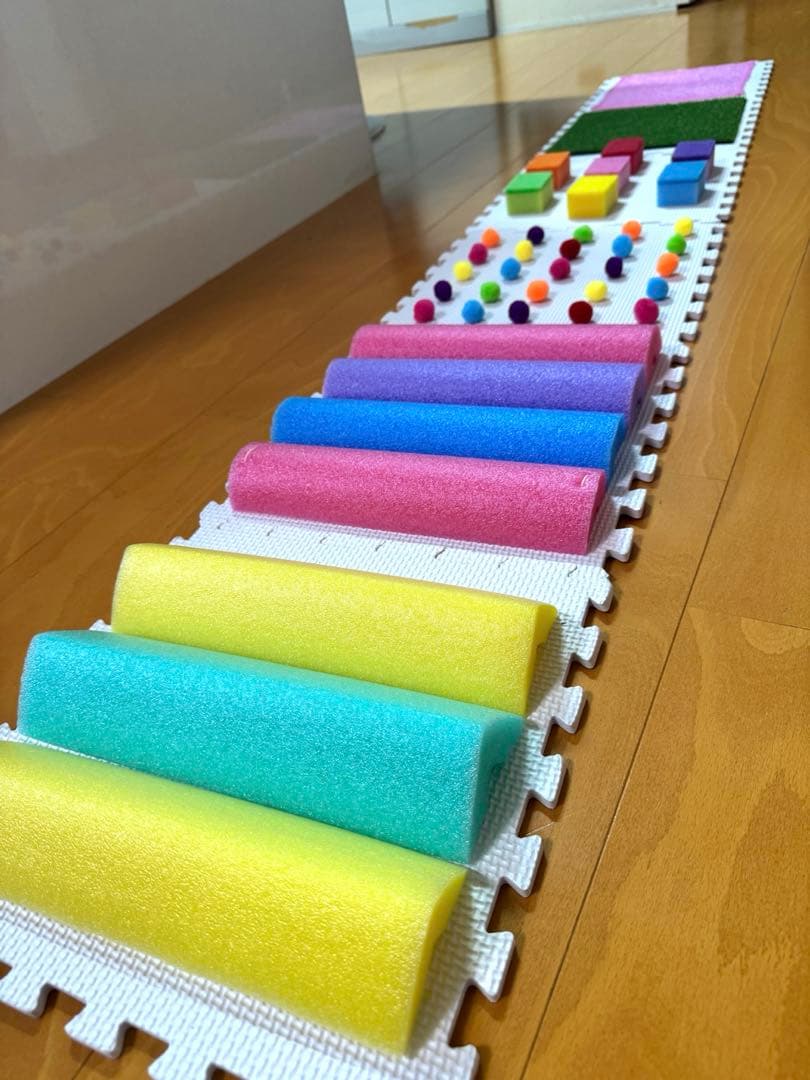 センサリーマット＊6枚セット＊感触あそび＊室内あそび＊ハンドメイド — image 2