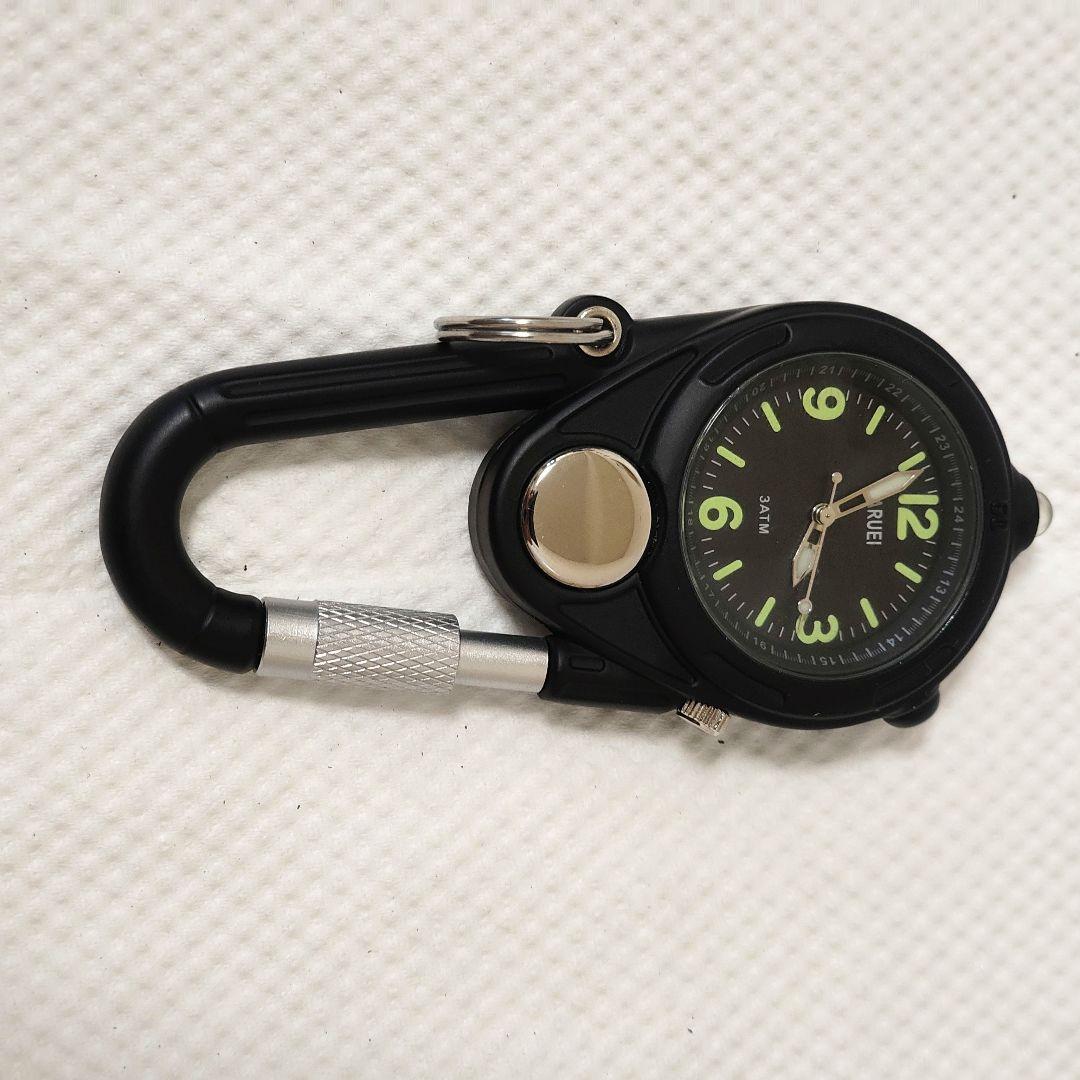 SARUEI 時計カラビナ　アウトドア　美品　稼働 — image 2