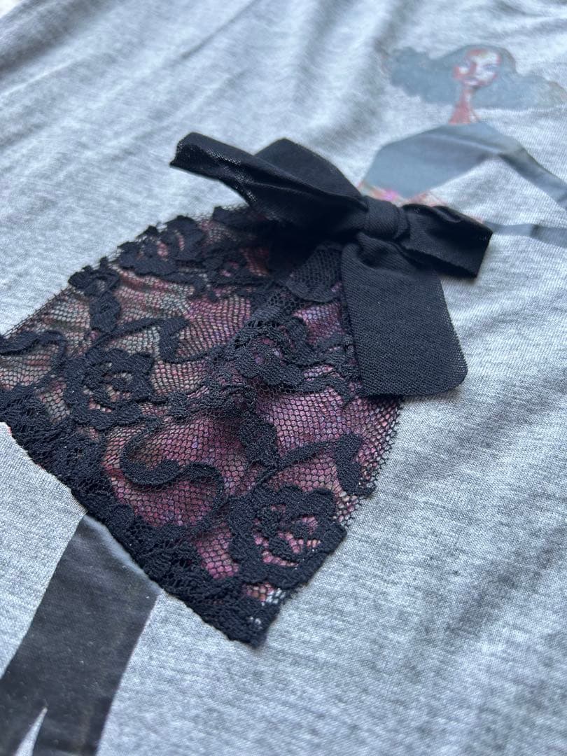 MORGAN モルガン　MORGAN DE TOI 半袖Tシャツ グレー — image 4