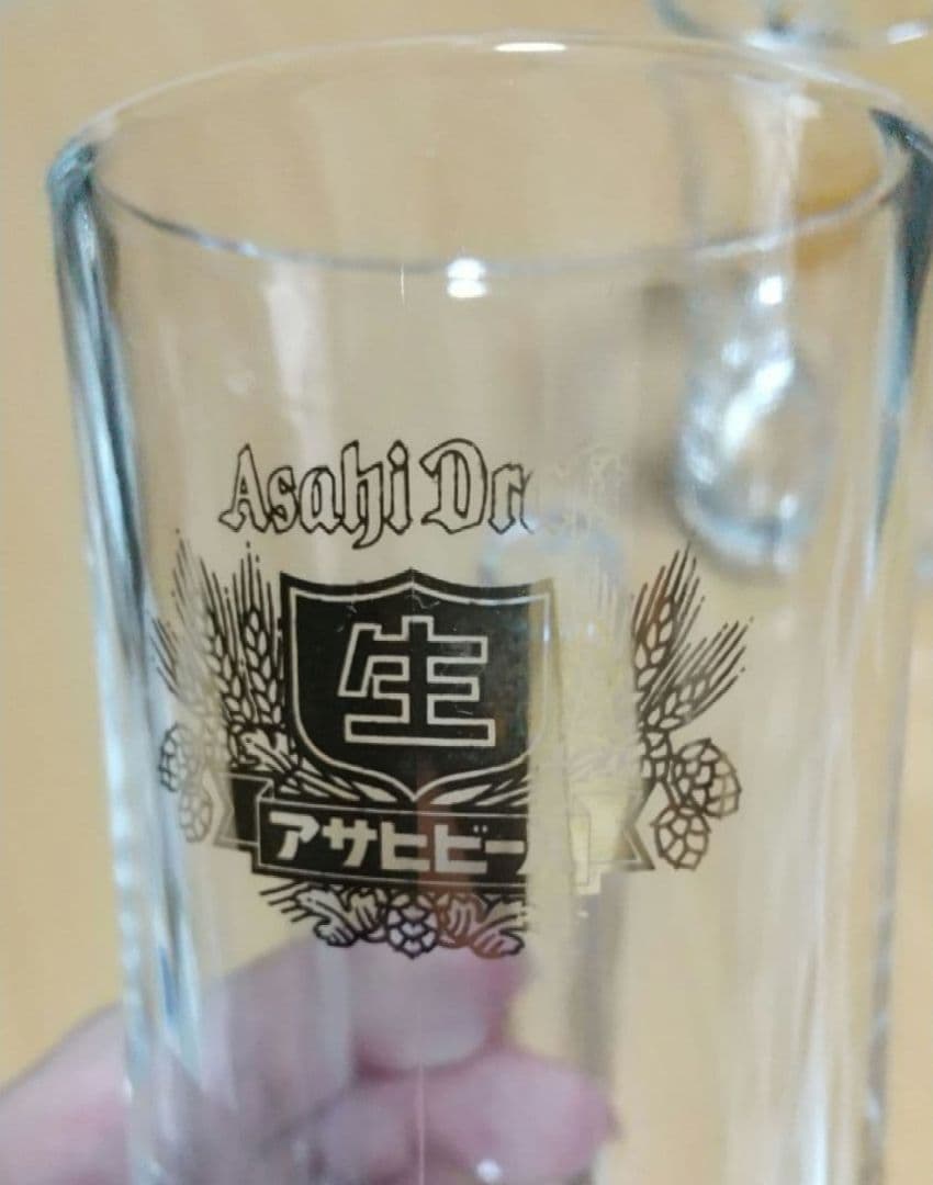 アサヒビール 生ジョッキ 2個セット 約14cm — image 2