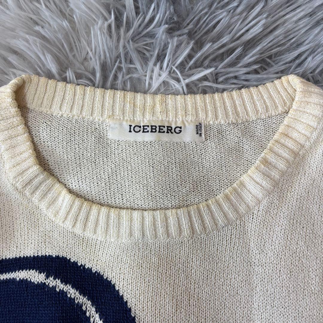 ICEBERG ミッキー 長袖ニット セーター ボーダー ディズニー イタリア製 — image 3