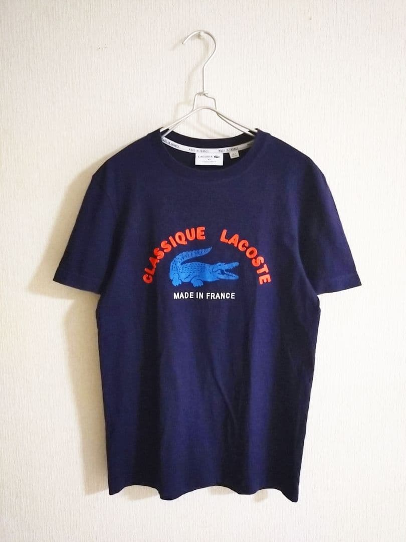 D222230 LACOSTE カレッジロゴオーガニックコットンTシャツ — image 2