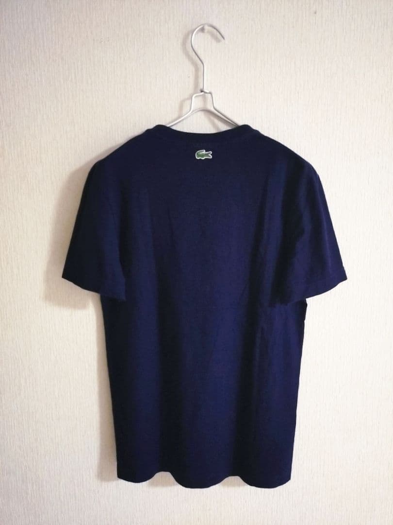 D222230 LACOSTE カレッジロゴオーガニックコットンTシャツ — image 3