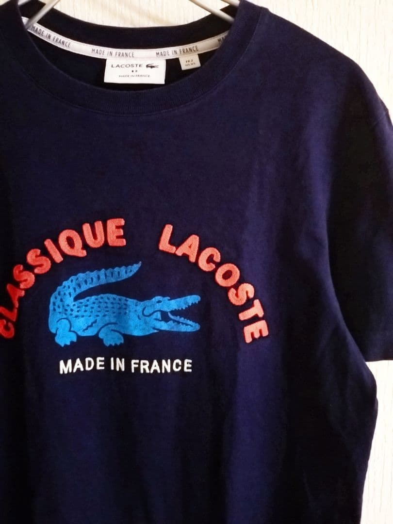 D222230 LACOSTE カレッジロゴオーガニックコットンTシャツ — image 4