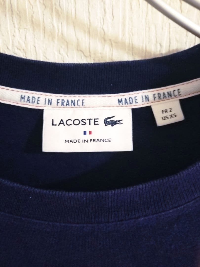 D222230 LACOSTE カレッジロゴオーガニックコットンTシャツ — image 5