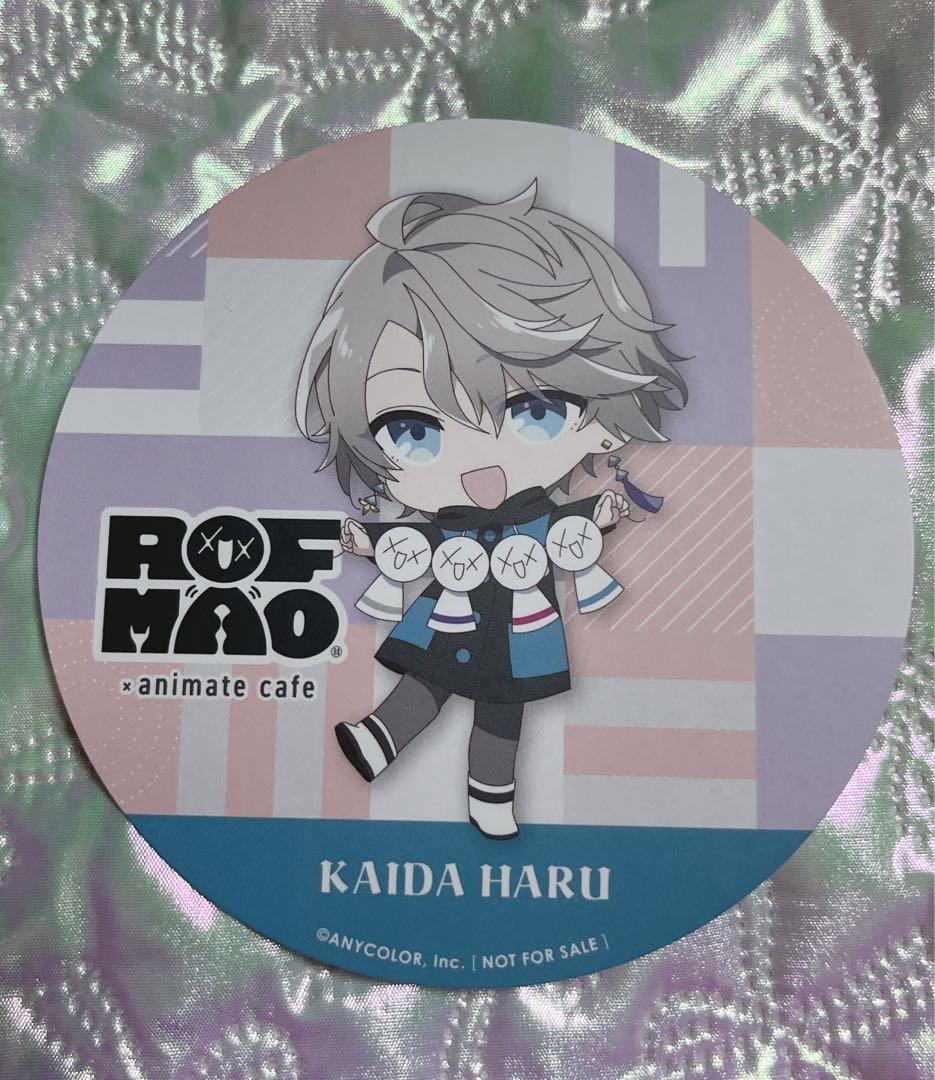 ROF-MAO アニメイトカフェ 甲斐田晴 コースターにじさんじ 3セット — image 2