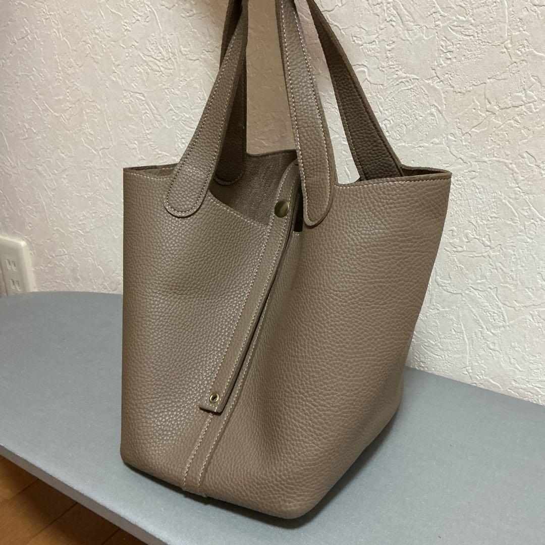 グレージュ バケットバッグ ハンドバッグ — image 2