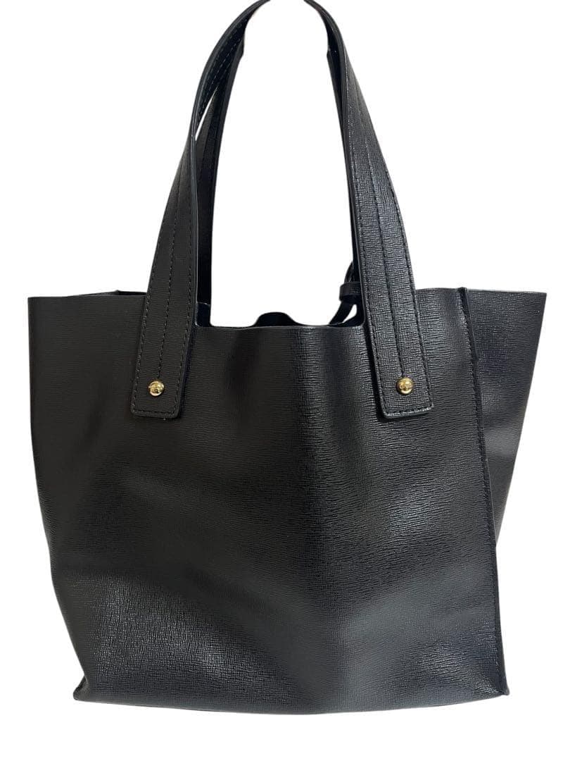 【極美品】フルラ　FURLA ハンドバッグ　サリー　ブラック　オールレザー — image 3