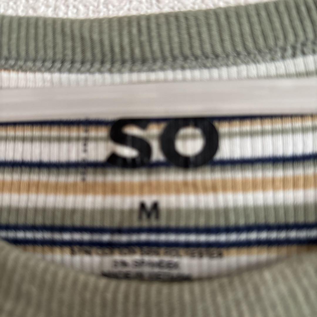 SO ストライプ 長袖 Tシャツ M — image 3