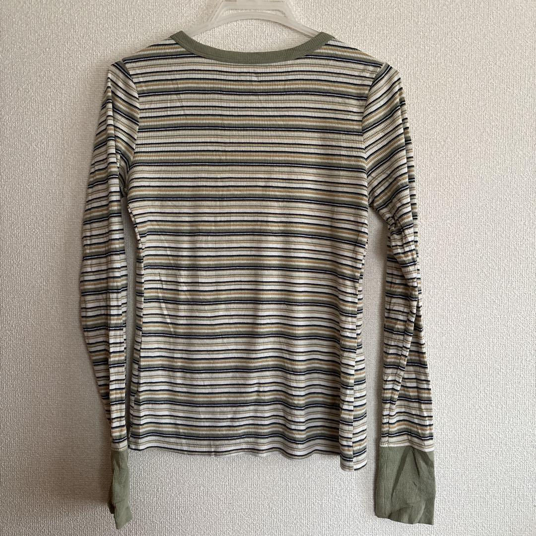 SO ストライプ 長袖 Tシャツ M — image 5