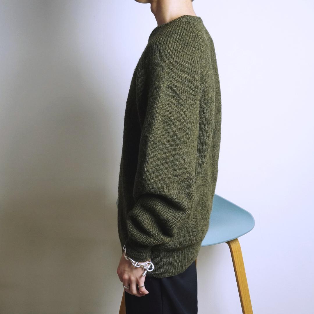 TIMBER LINE ニットプルオーバー ウール ブラウン/EZ172 — image 2