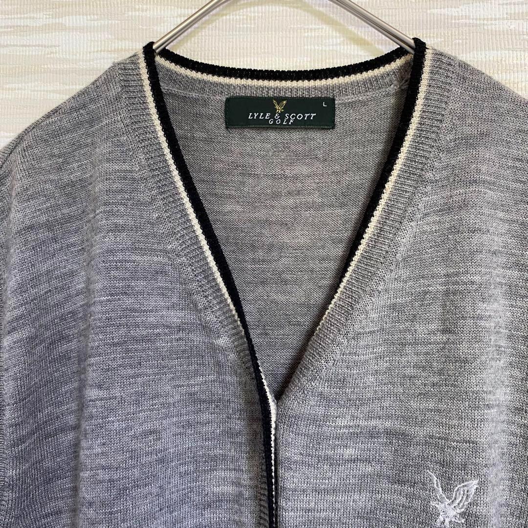 LYLE&SCOTT ニットベスト【L】カーディガン ゴルフウェア 0180 — image 5