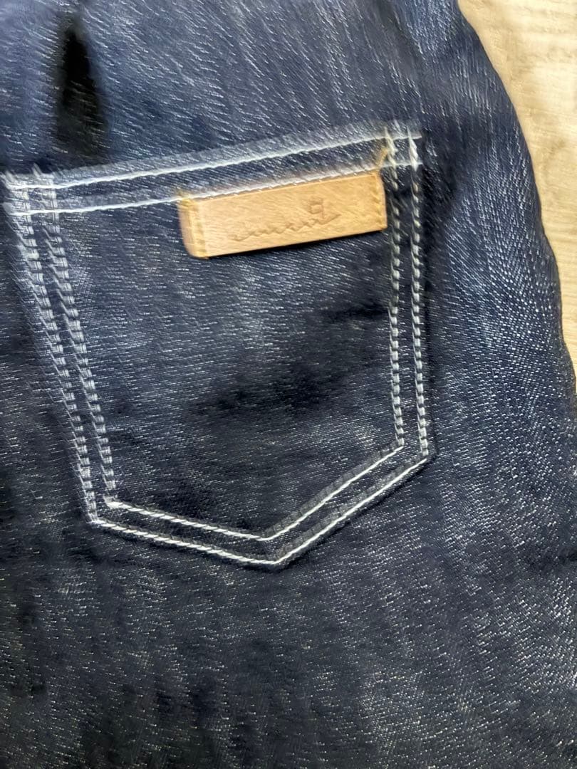 kokokids stitch denim half pants — image 3