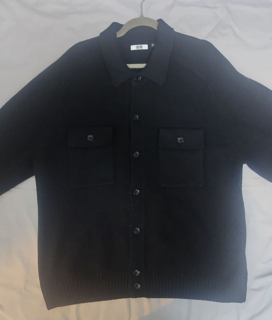 UNIQLO U ラムニットシャツジャケット ブラック XXL — image 2