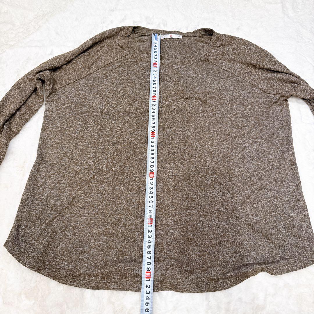 ブラウン ラグランスリーブ Tシャツ サイズ18 長袖 古着 — image 3