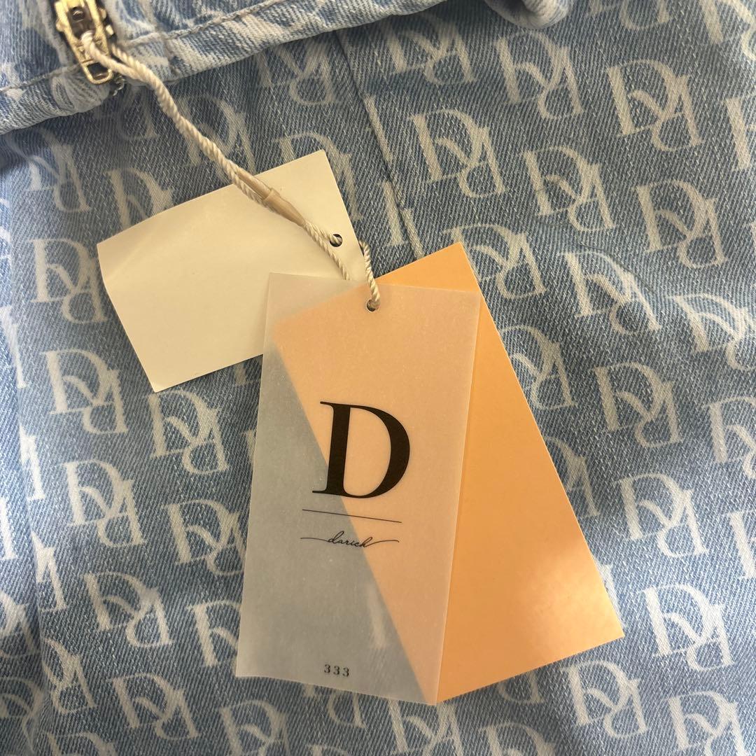 Darieh ワンピース　ブルー　ロゴ — image 3