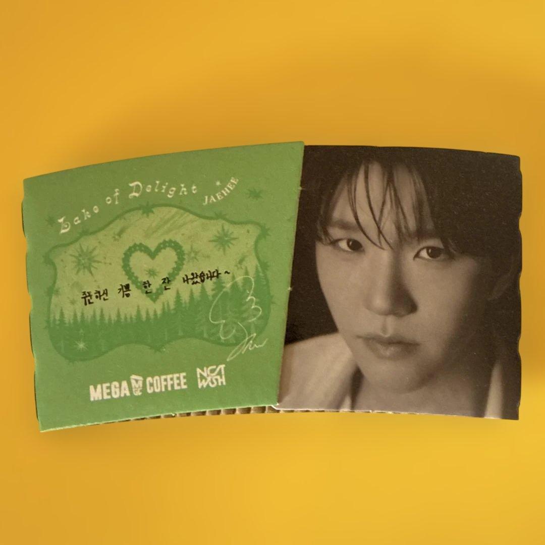 MEGA Coffee メガコーヒー NCT WISH ジェヒ スリーブ — image 2