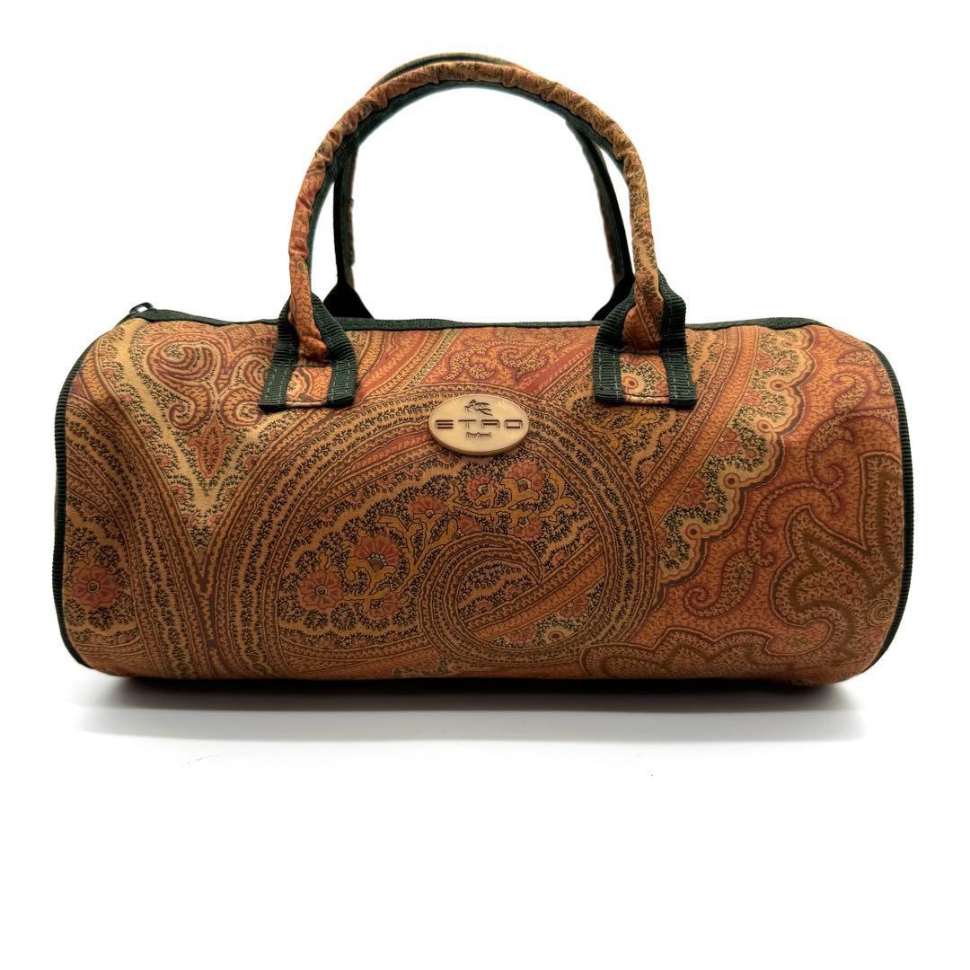 ETRO エトロ ペイズリー柄 ブラウン ミニボストンバッグ ハンドバッグ 美品 — image 2