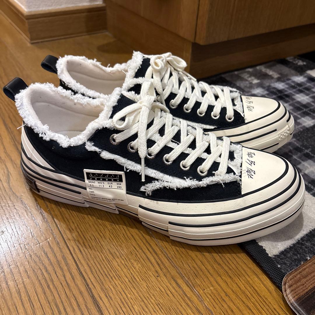 XVESSEL G.O.P Lows Blackスニーカー ヴェセル 43 — image 2