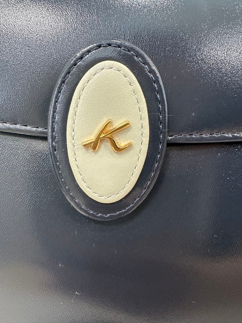 Kitamura キタムラ ハンドバッグ 2way 濃紺 — image 2