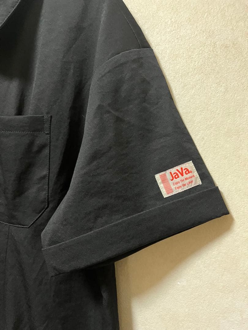 最終値下げ ジャバ Java 半袖 ハーフジップ ワンピース ブラック M — image 4