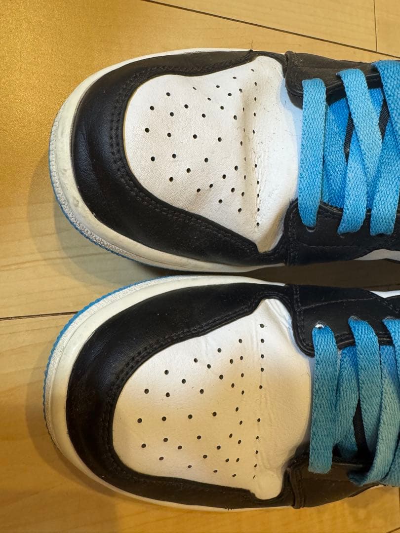 Nike Air Jordan 1 Low Black Blue — image 2