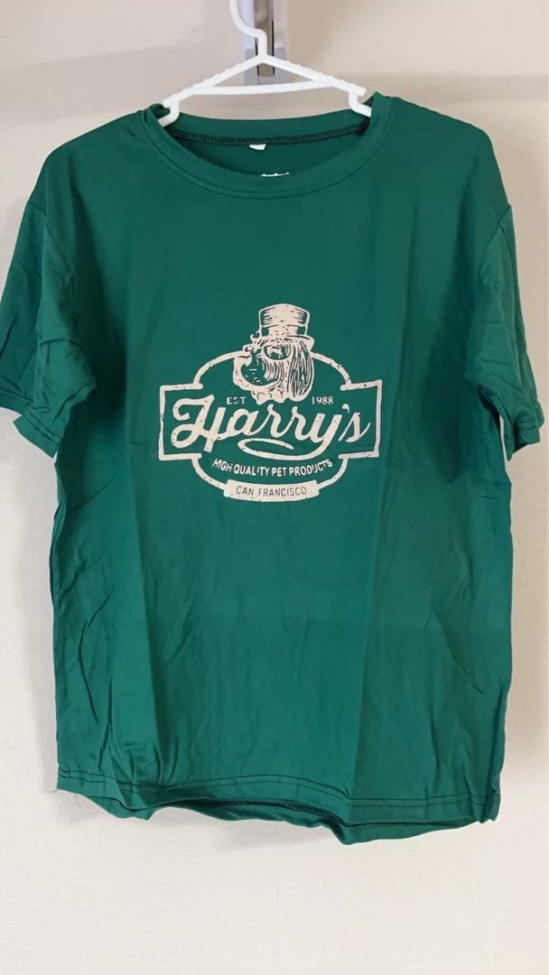 レディース トップス 半袖 Tシャツ XL オーバーサイズ 韓国 緑 ロゴT — image 4