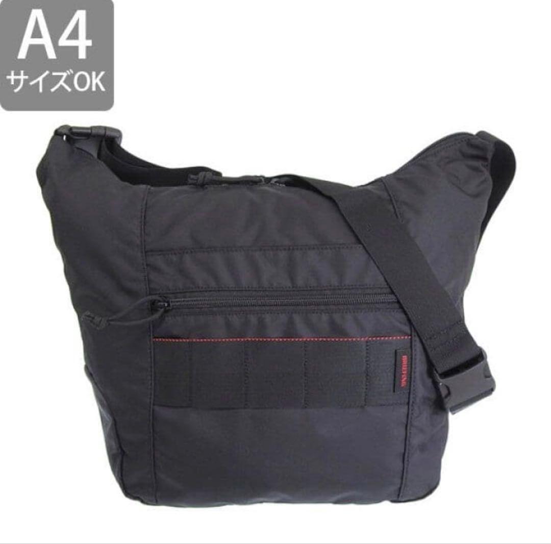 BRIEFING ショルダーバッグ ブラック A4収納可 — image 2