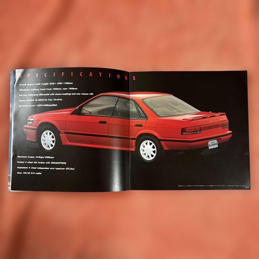 NISSAN BLUEBIRD カタログ S62/09 — image 4