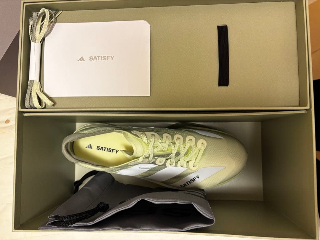 完売 30cm US12 SATISFY Adios Pro 4 Green — image 3