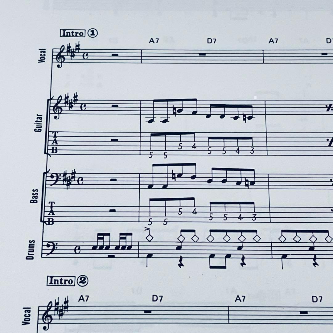 ミッシェルガンエレファント　バンドスコア　1曲のみ　ブラック・タンバリン — image 3