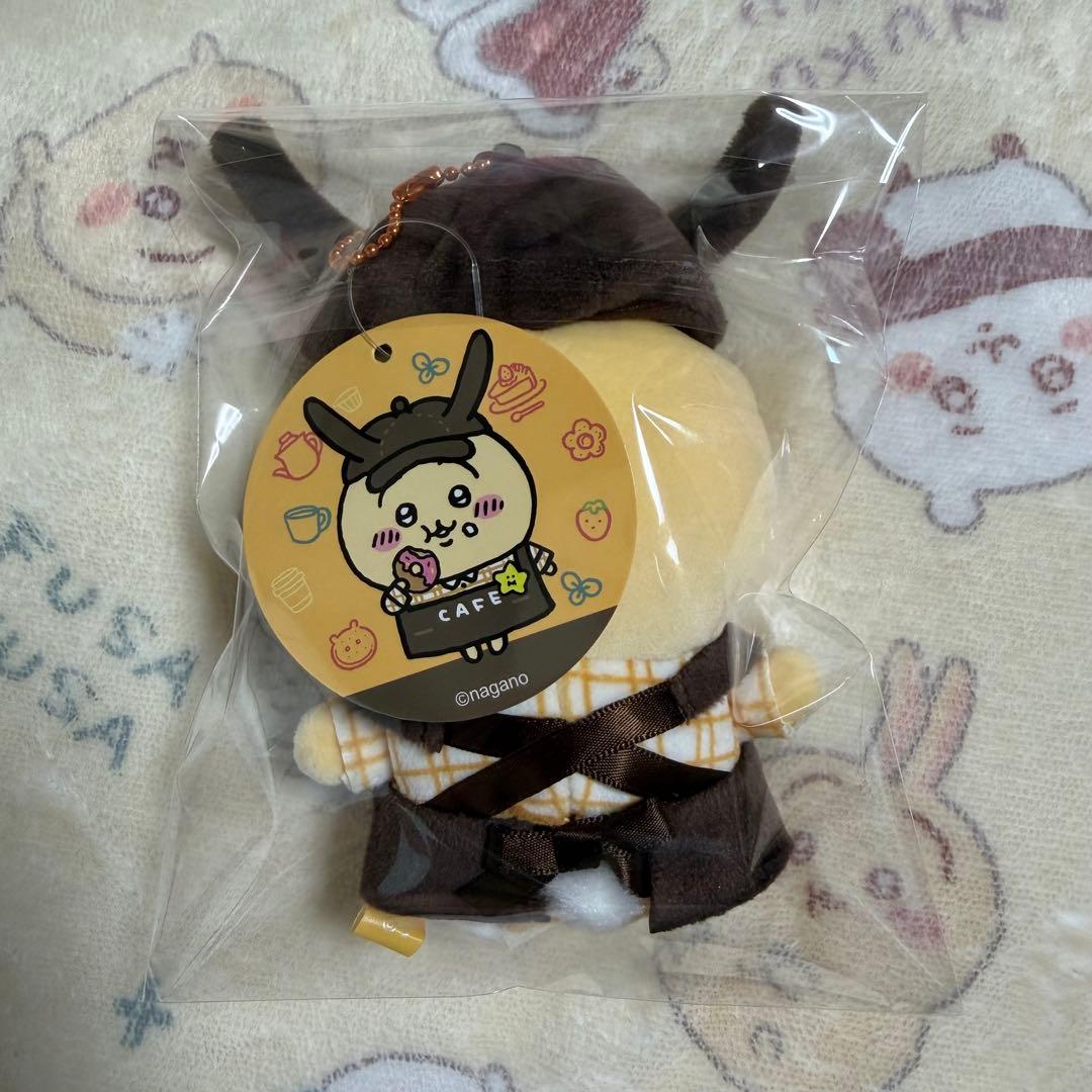 ちいかわ カフェ 店員さん コックさん マスコット うさぎ 2点セット — image 4