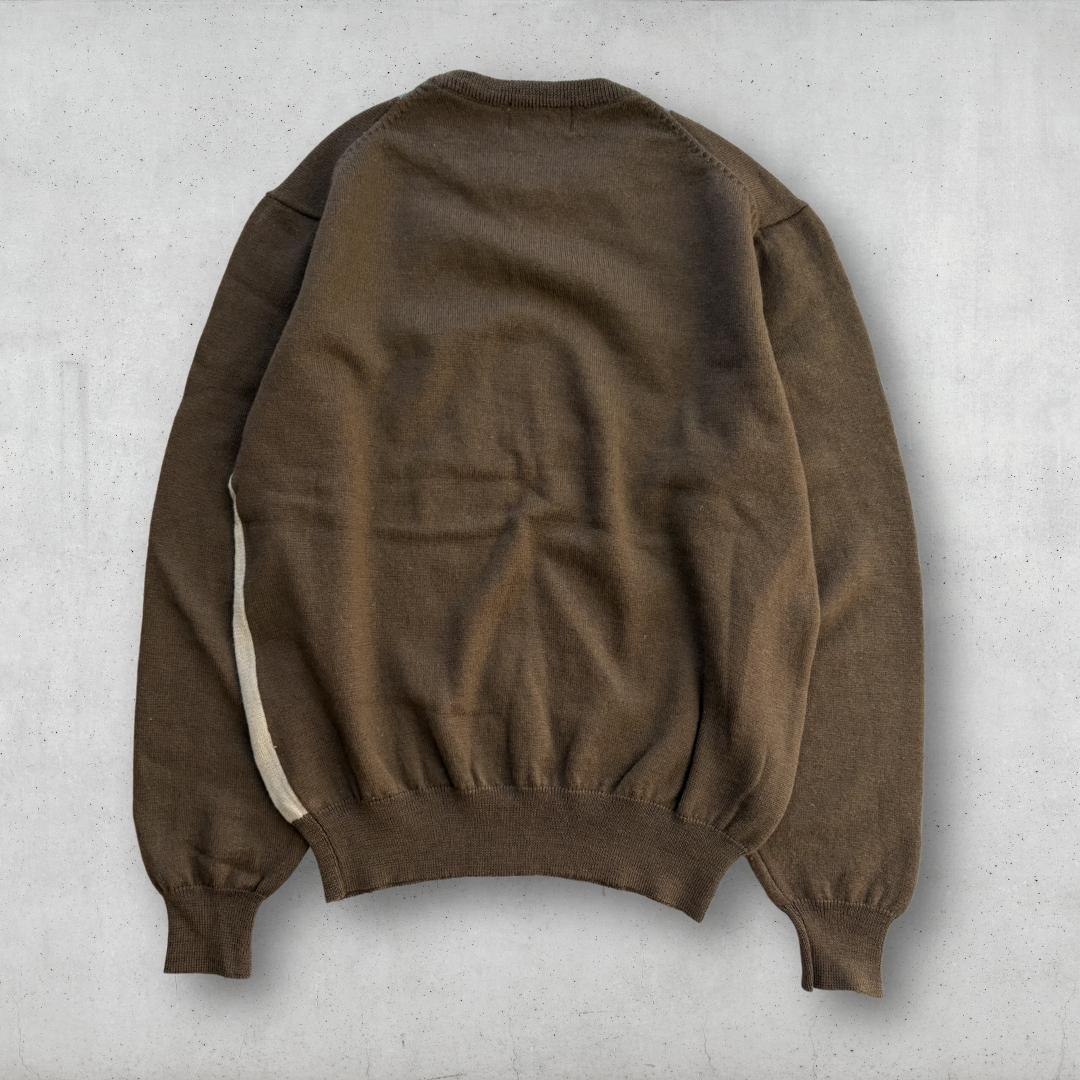 希少 90s Grand Slam ウール100% ブロックチェック セーター — image 2