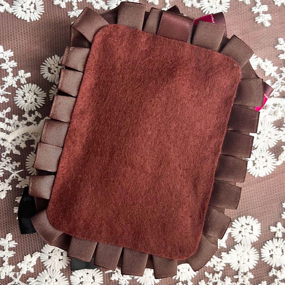 【訳あり】ワインレッド×ブラウン×チョコ 痛デコケース （現品限り/再販なし) — image 3